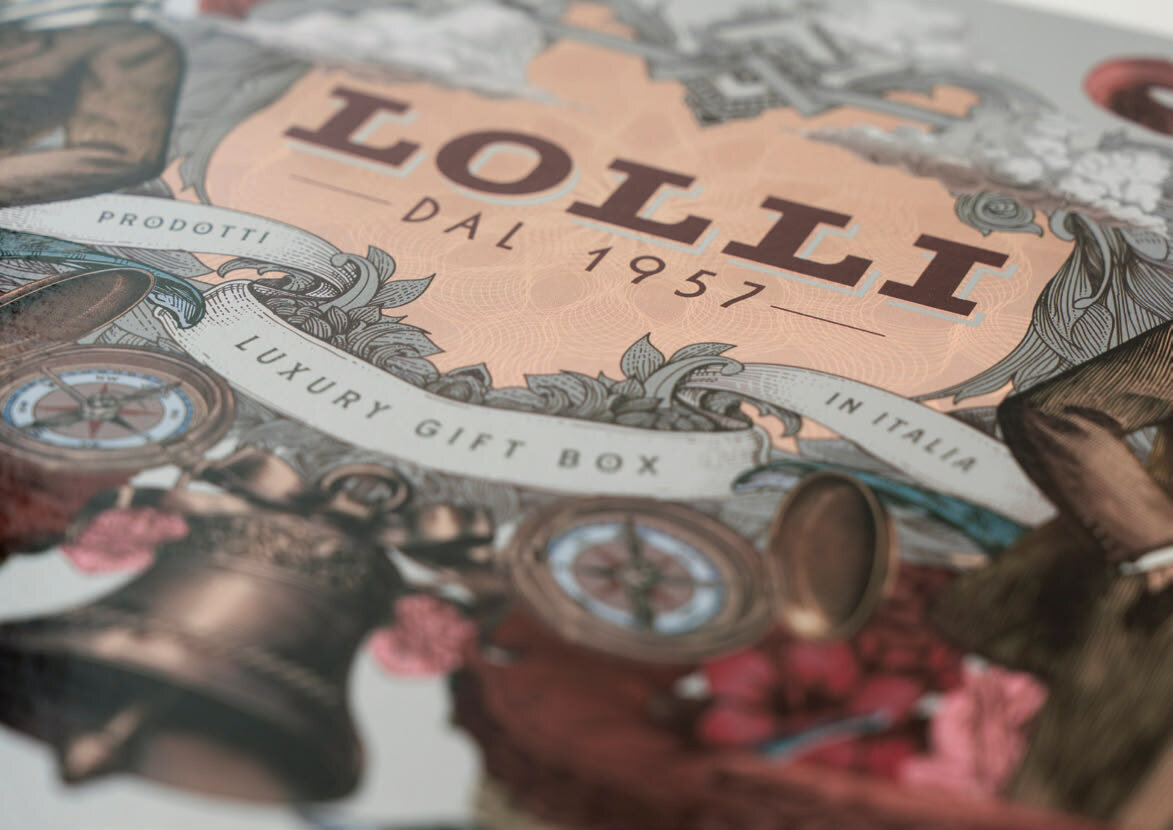 Luxury Gift Box – dettaglio grafica