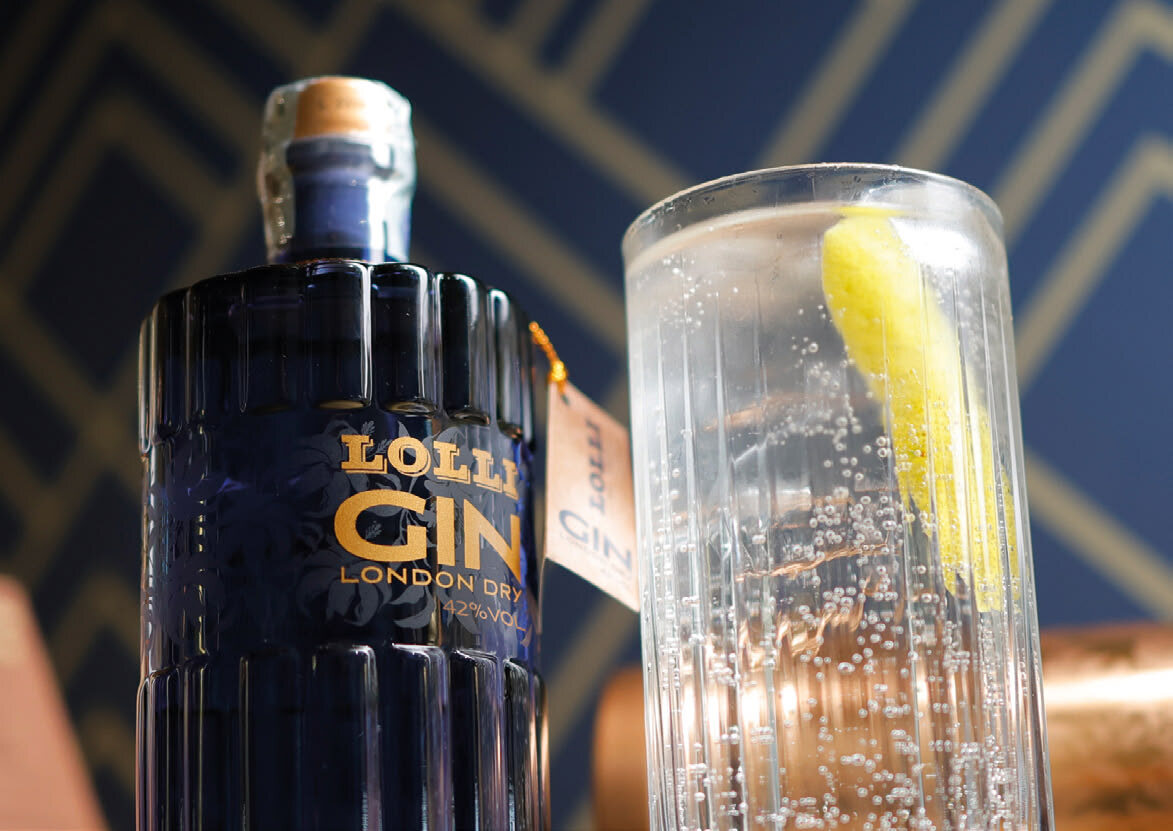 Gin Lolli – dettaglio grafica